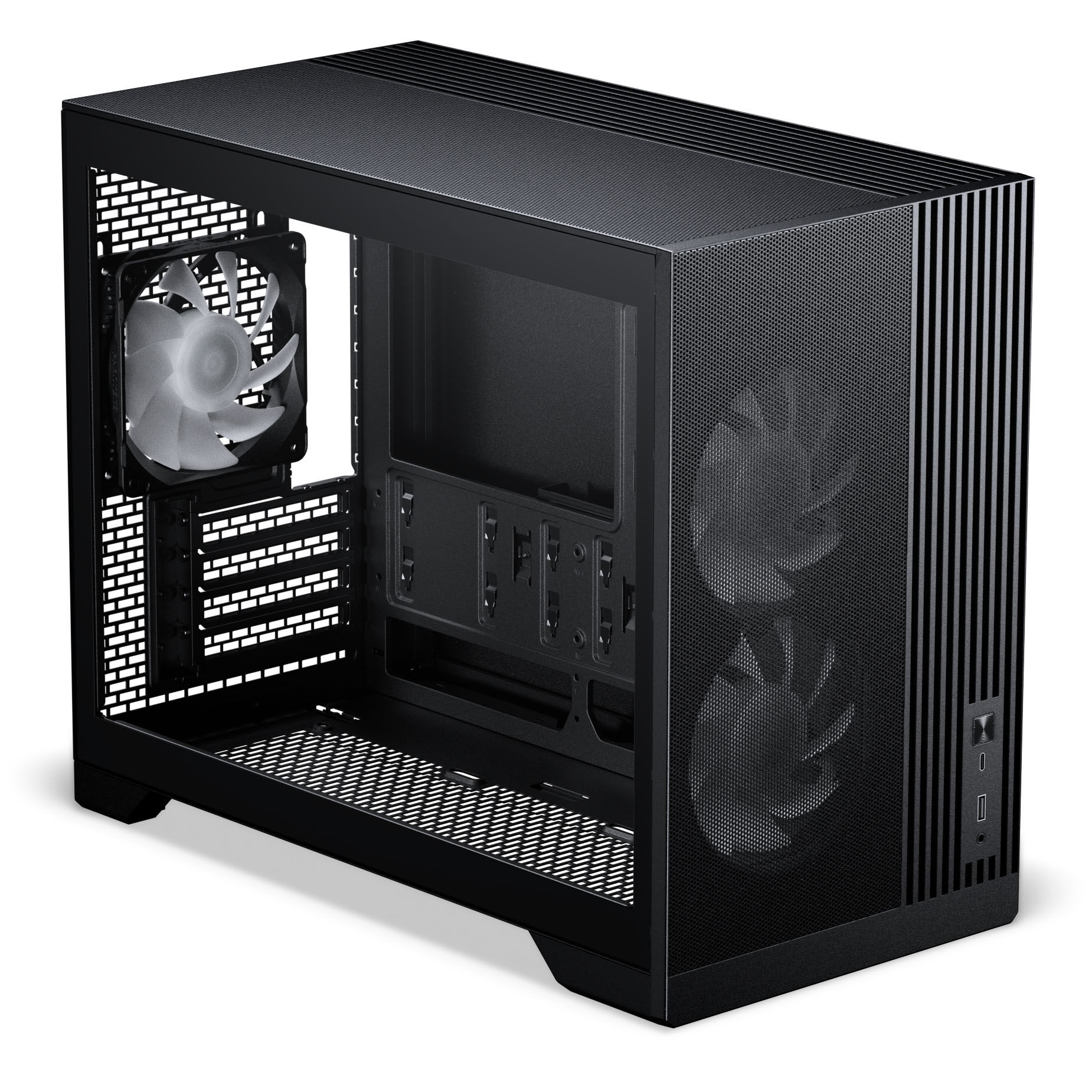 Phanteks XT M3 PC Case, Mini Case, mATX, RGB, Tempered Glass - including 3x 120 mm fans, black