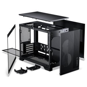 Phanteks XT M3 PC Case, Mini Case, mATX, RGB, Tempered Glass - including 3x 120 mm fans, black