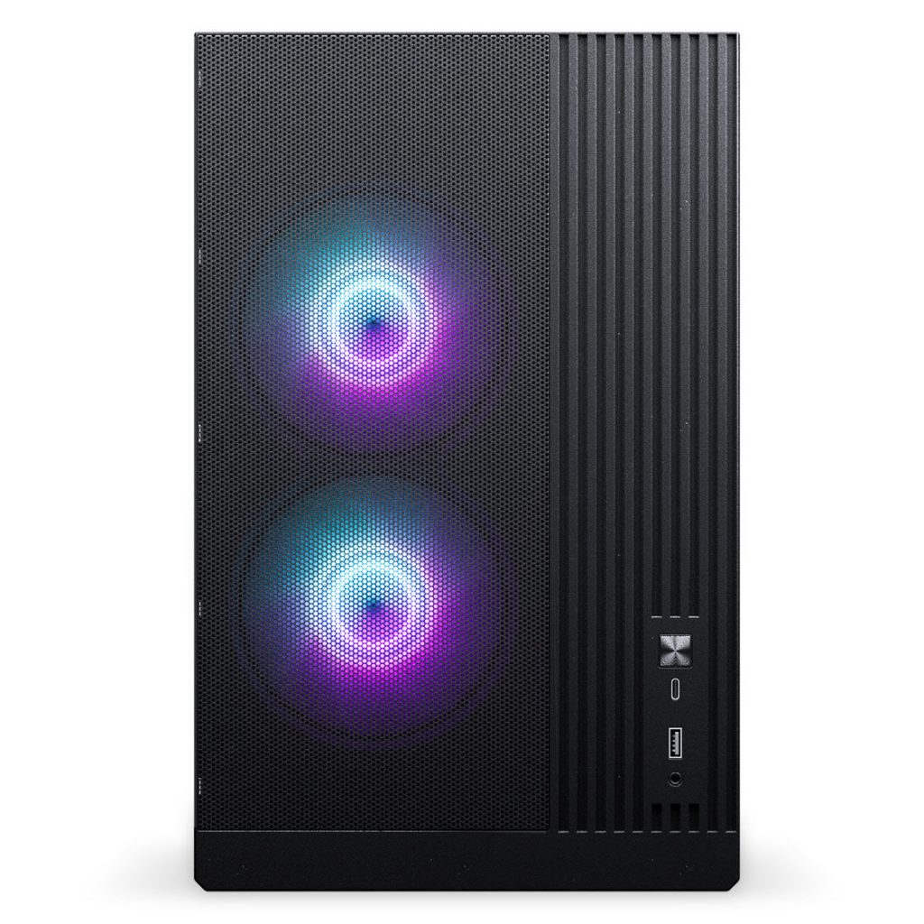 Phanteks XT M3 PC Case, Mini Case, mATX, RGB, Tempered Glass - including 3x 120 mm fans, black