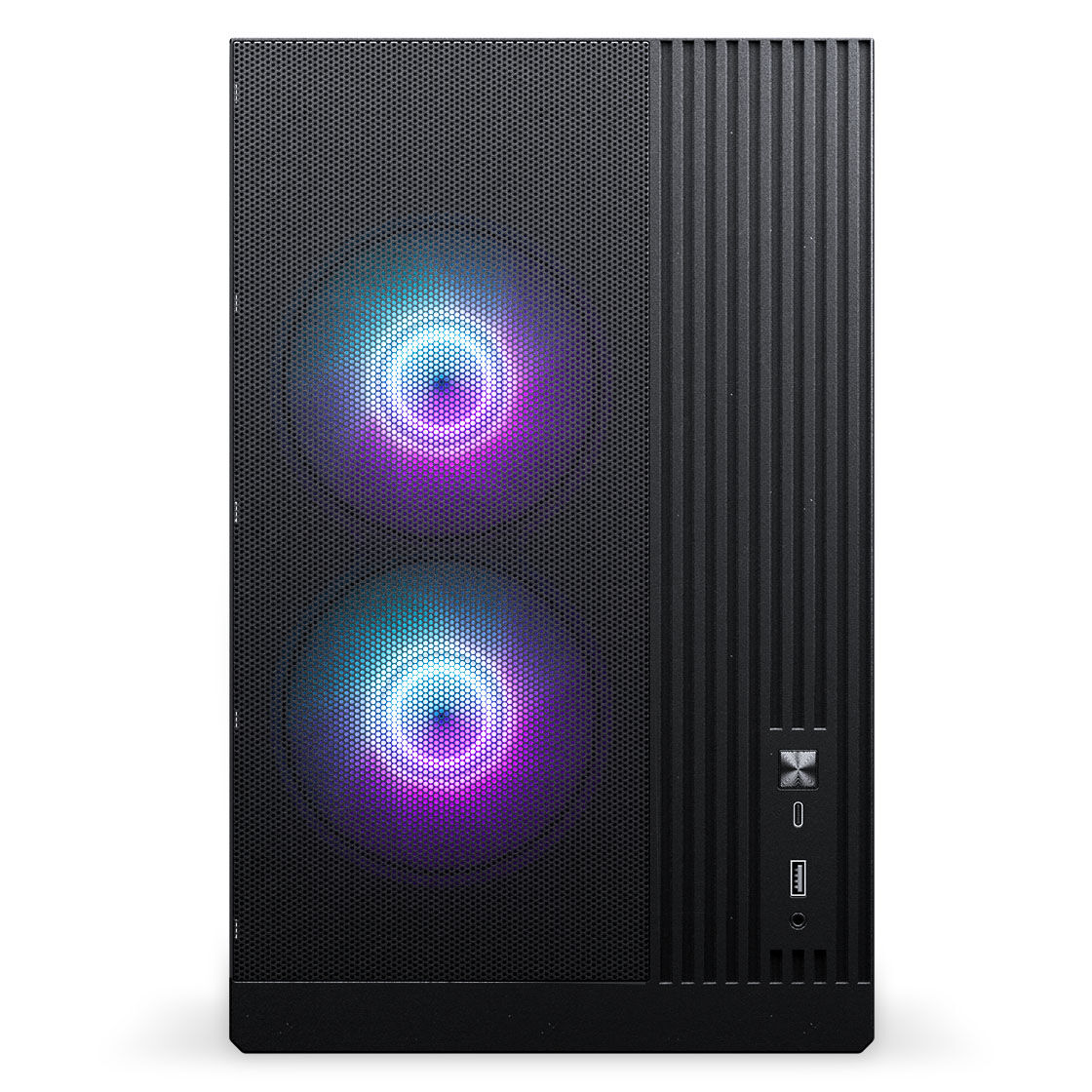 Phanteks XT M3 PC Case, Mini Case, mATX, RGB, Tempered Glass - including 3x 120 mm fans, black