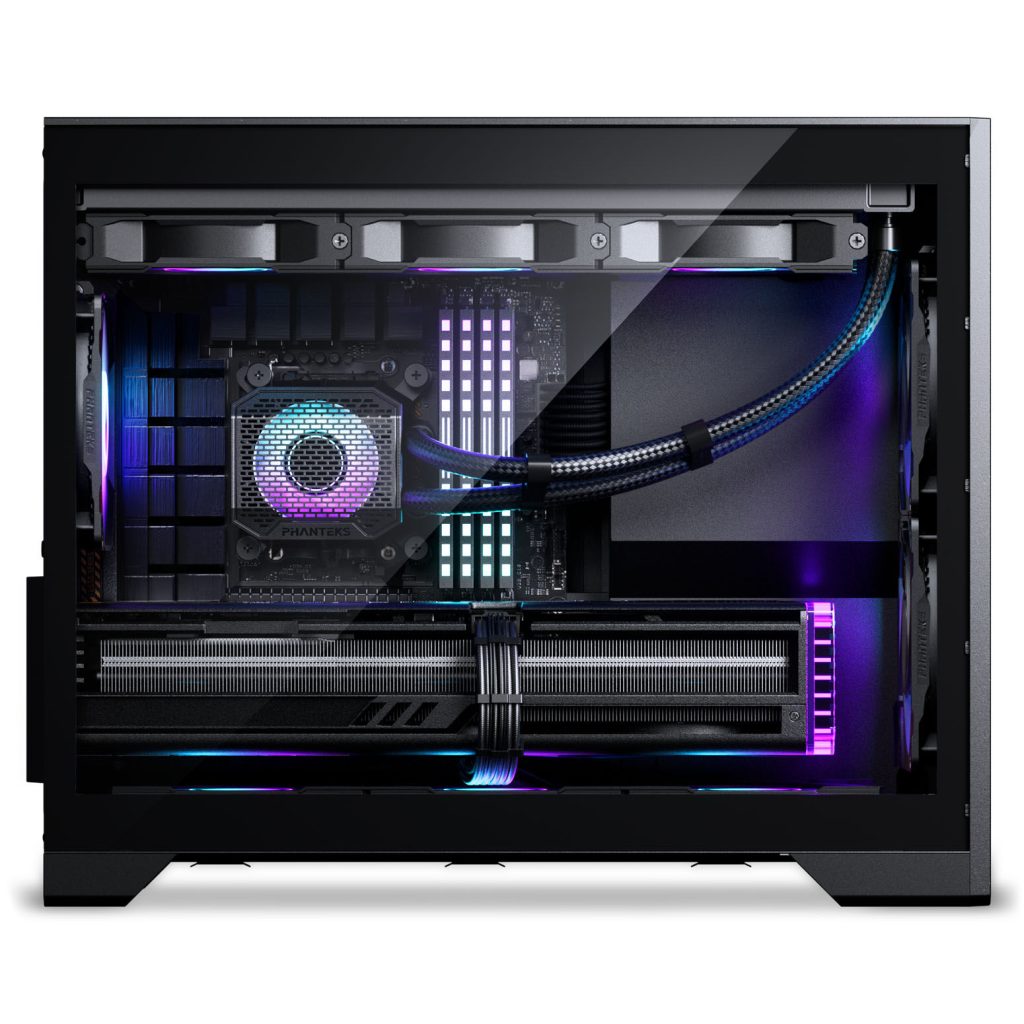 Phanteks XT M3 PC Case, Mini Case, mATX, RGB, Tempered Glass - including 3x 120 mm fans, black