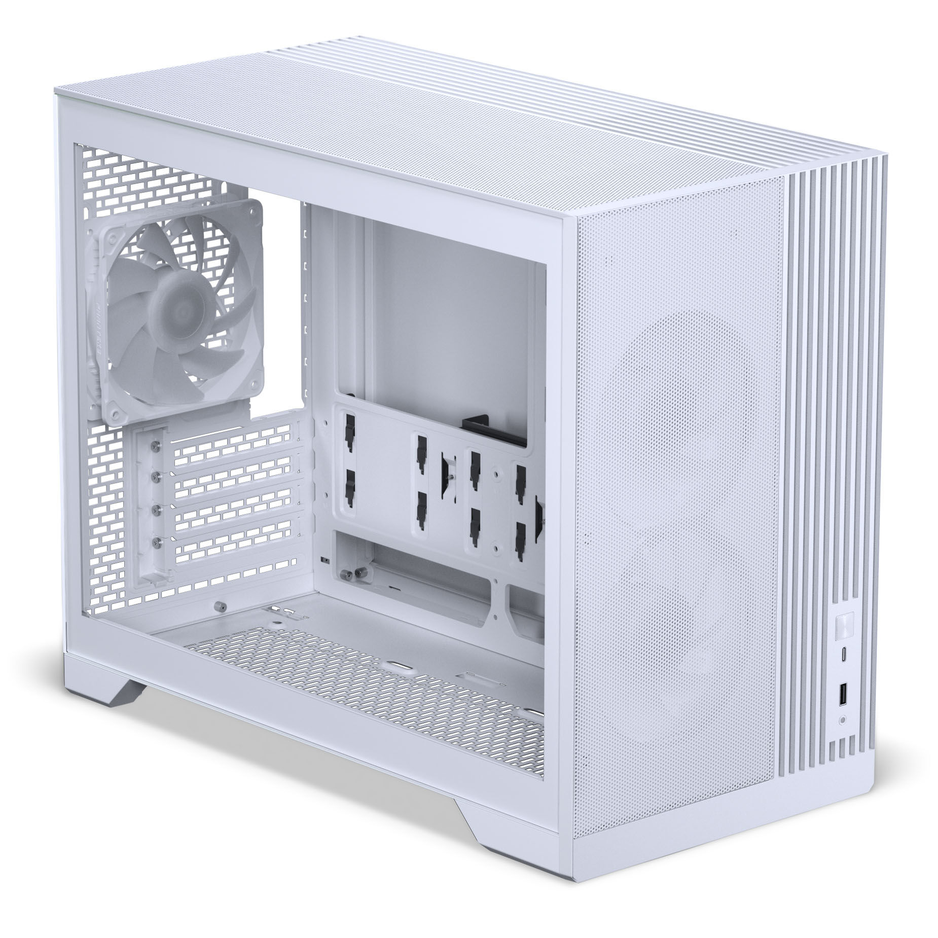 Phanteks XT M3 PC Case, Mini Case, mATX, RGB, Tempered Glass - including 3x 120 mm fans, white : image 6
