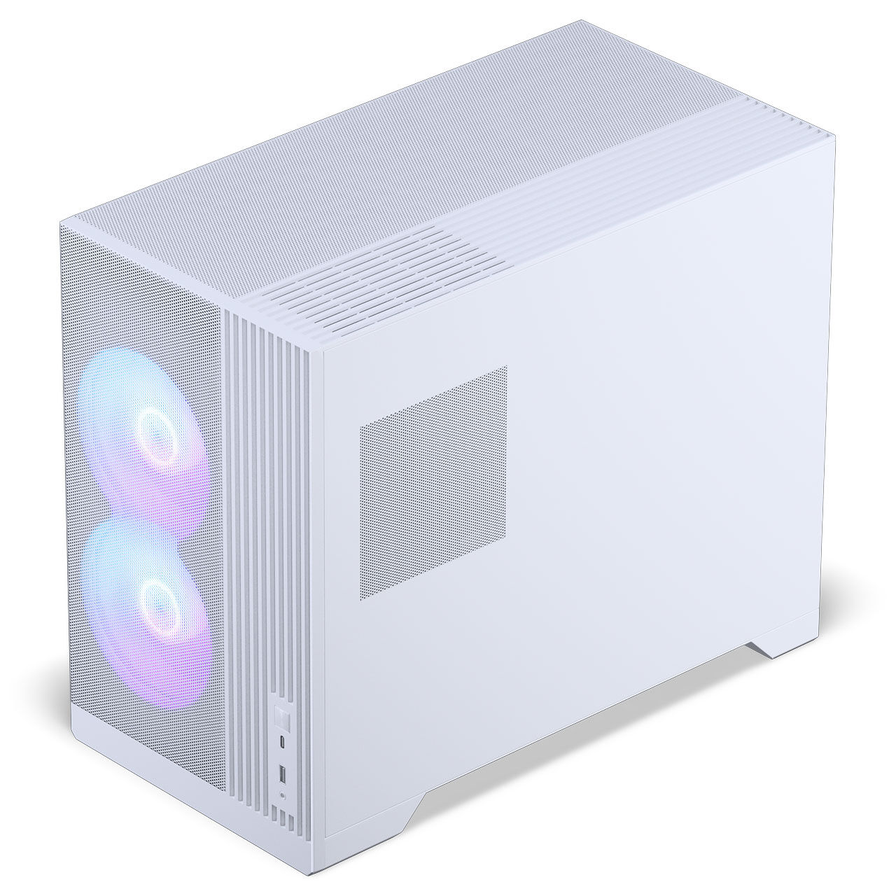 Phanteks XT M3 PC Case, Mini Case, mATX, RGB, Tempered Glass - including 3x 120 mm fans, white : image 4