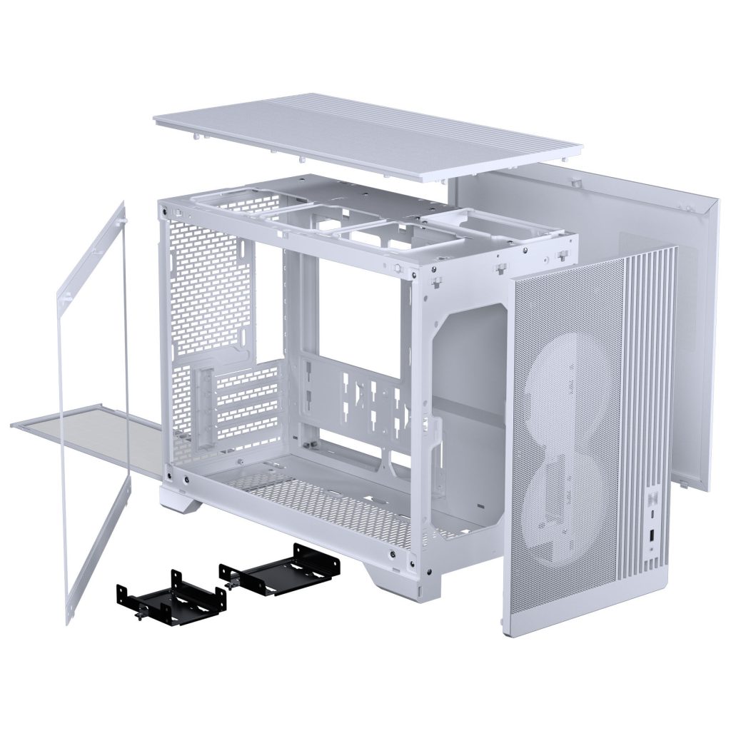 Phanteks XT M3 PC Case, Mini Case, mATX, RGB, Tempered Glass - including 3x 120 mm fans, white : image 14