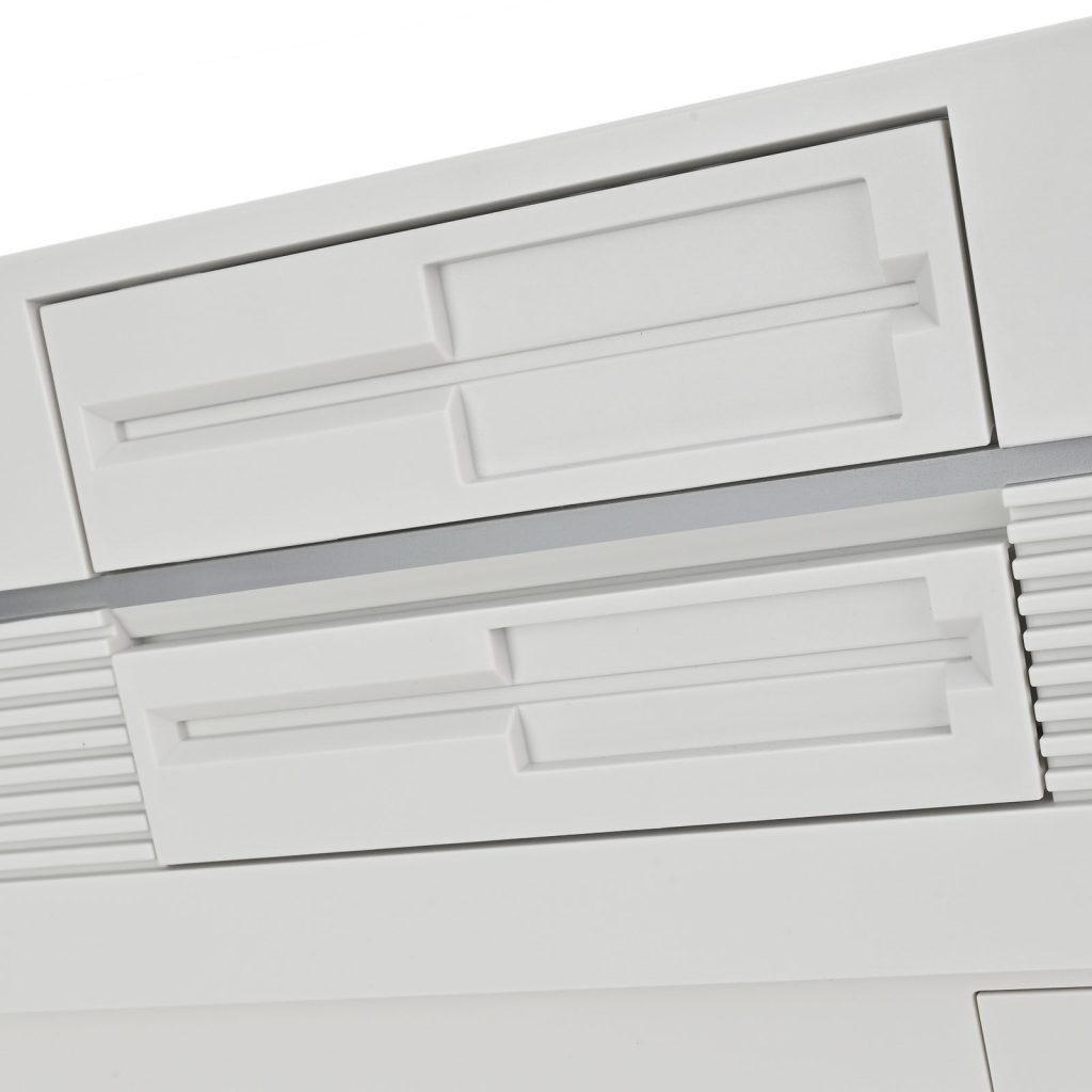 Silverstone FLP01 PC case, HTPC, SSI-CEB/ATX - white