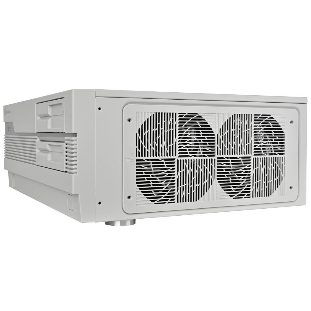 Silverstone FLP01 PC case, HTPC, SSI-CEB/ATX - white