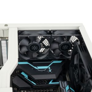 Silverstone FLP01 PC case, HTPC, SSI-CEB/ATX - white