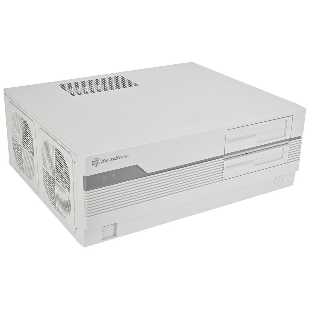 Silverstone FLP01 PC case, HTPC, SSI-CEB/ATX - white