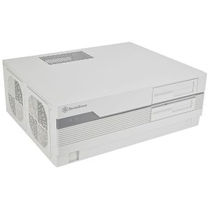 Silverstone FLP01 PC case, HTPC, SSI-CEB/ATX - white