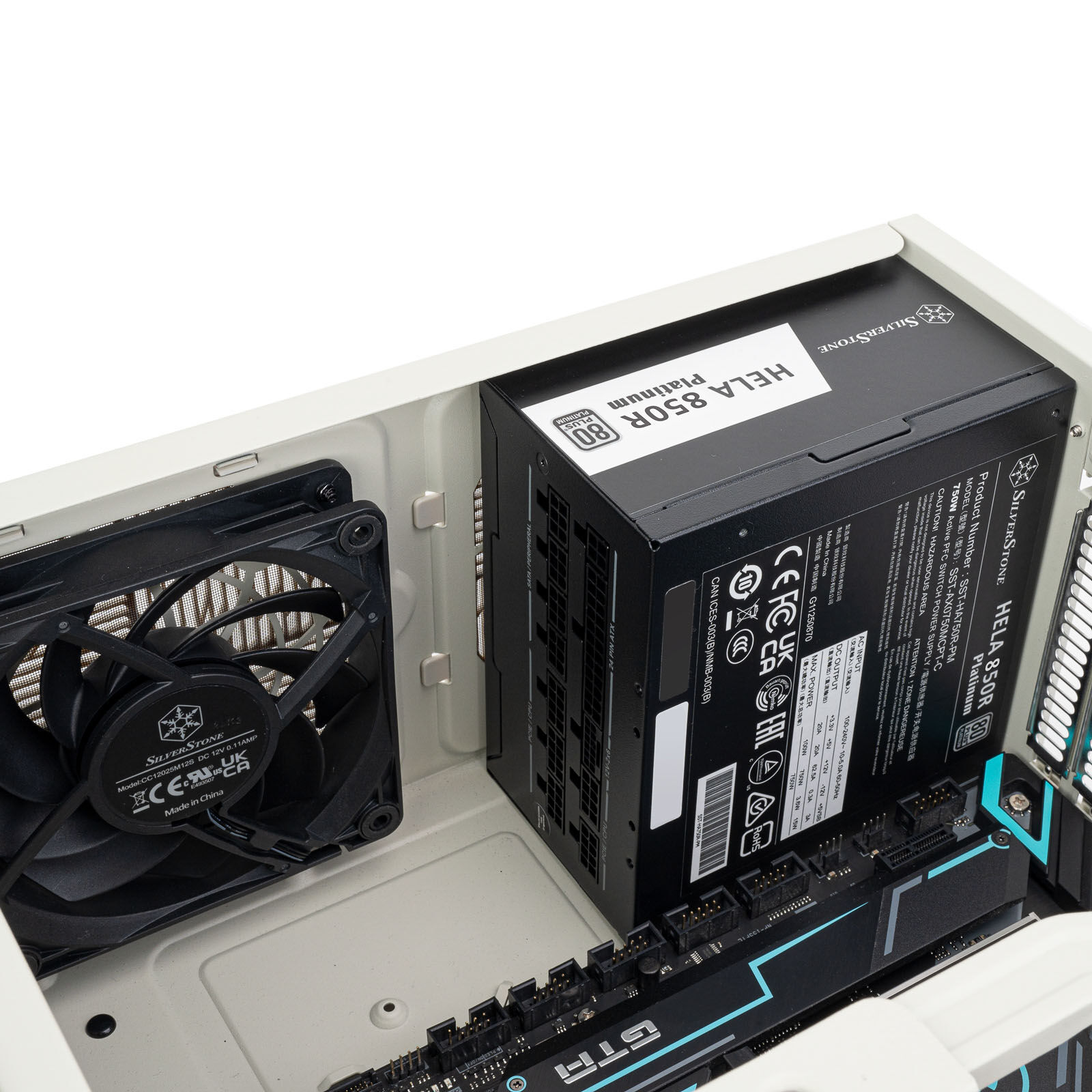 Silverstone FLP01 PC case, HTPC, SSI-CEB/ATX - white