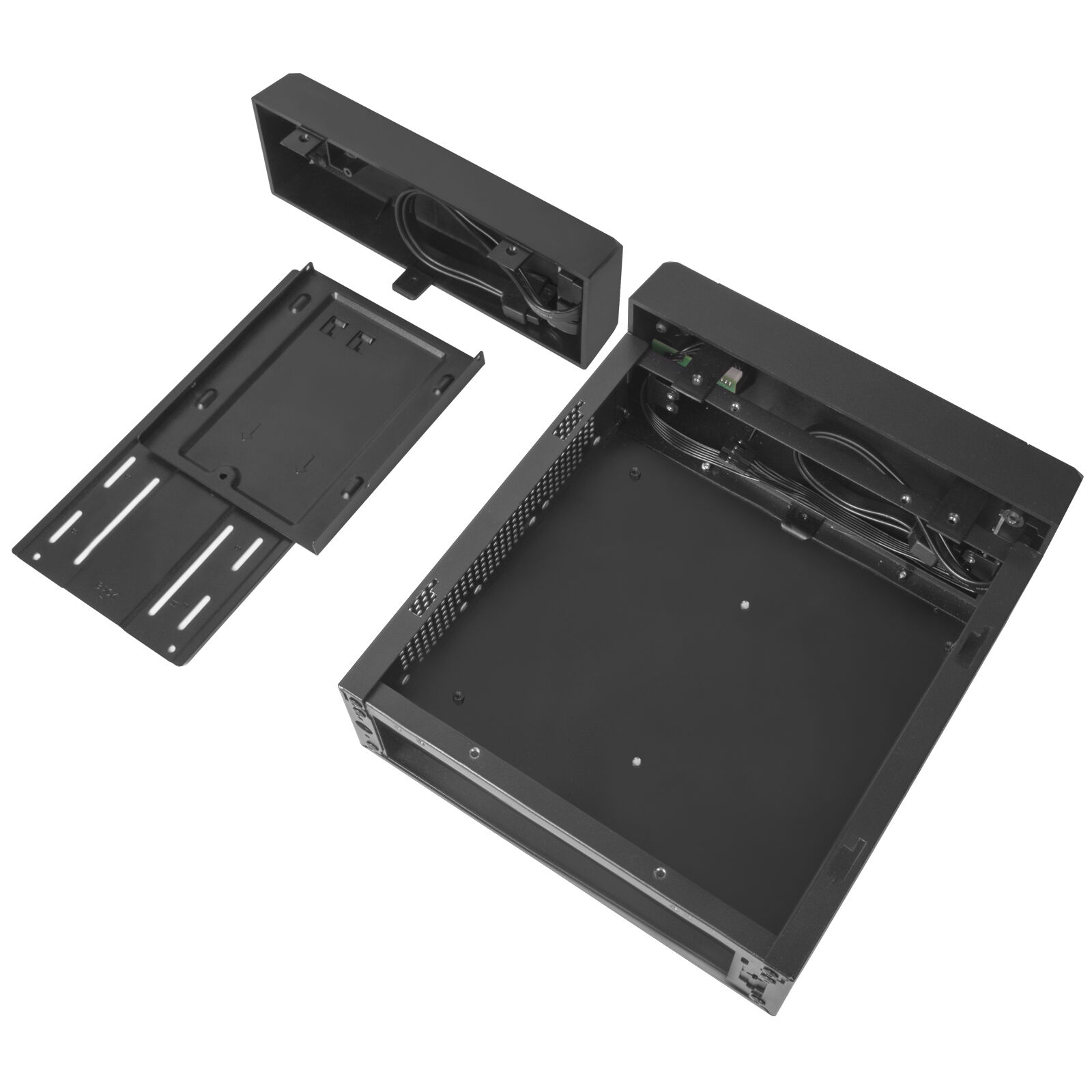 SilverStone Milo 10 Mini PC Case, Mini-ITX - Black