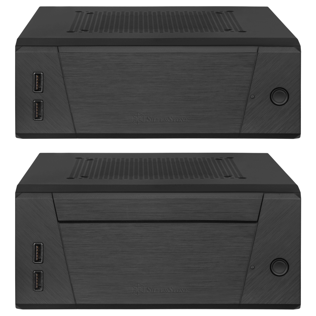 SilverStone Milo 10 Mini PC Case, Mini-ITX - Black
