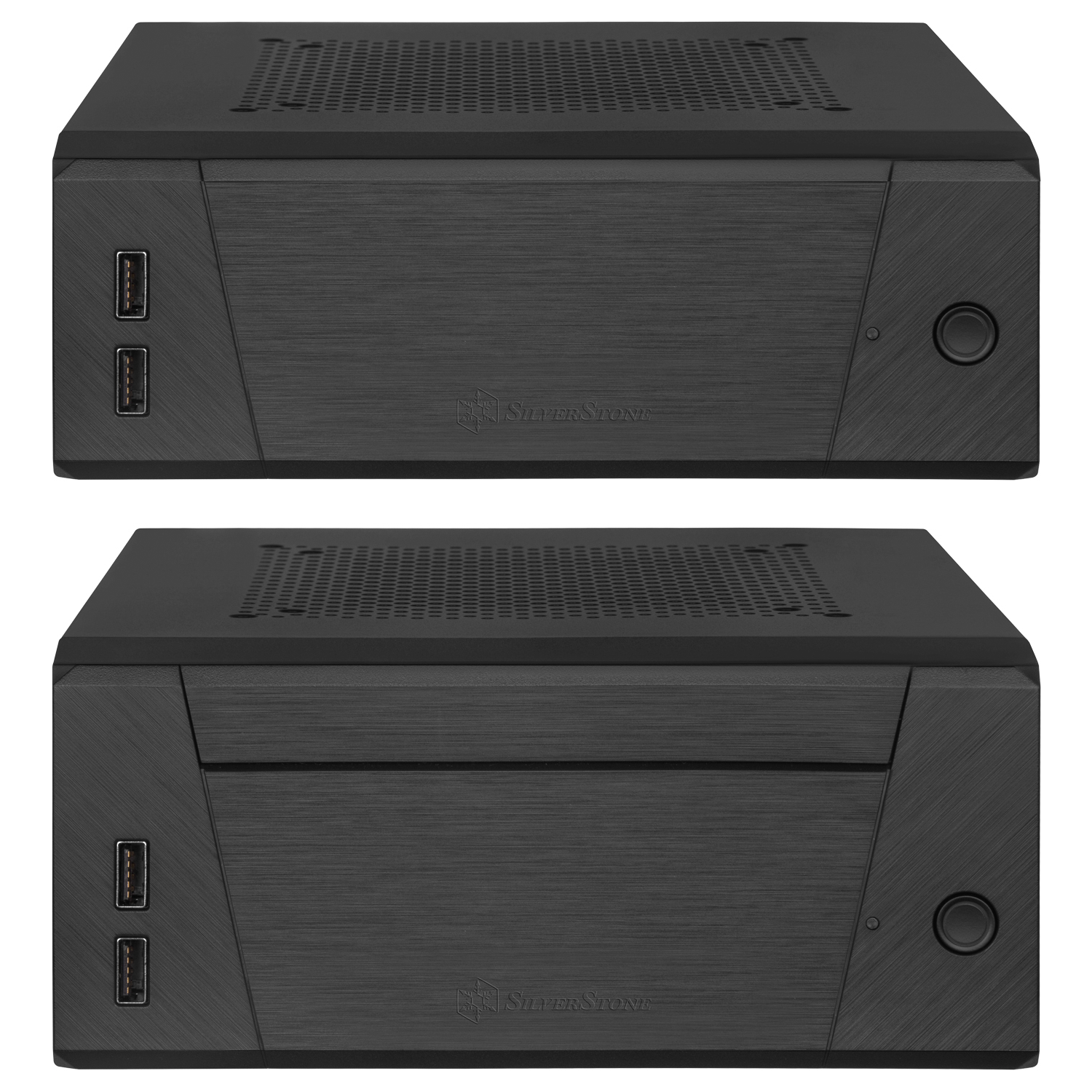 SilverStone Milo 10 Mini PC Case, Mini-ITX - Black
