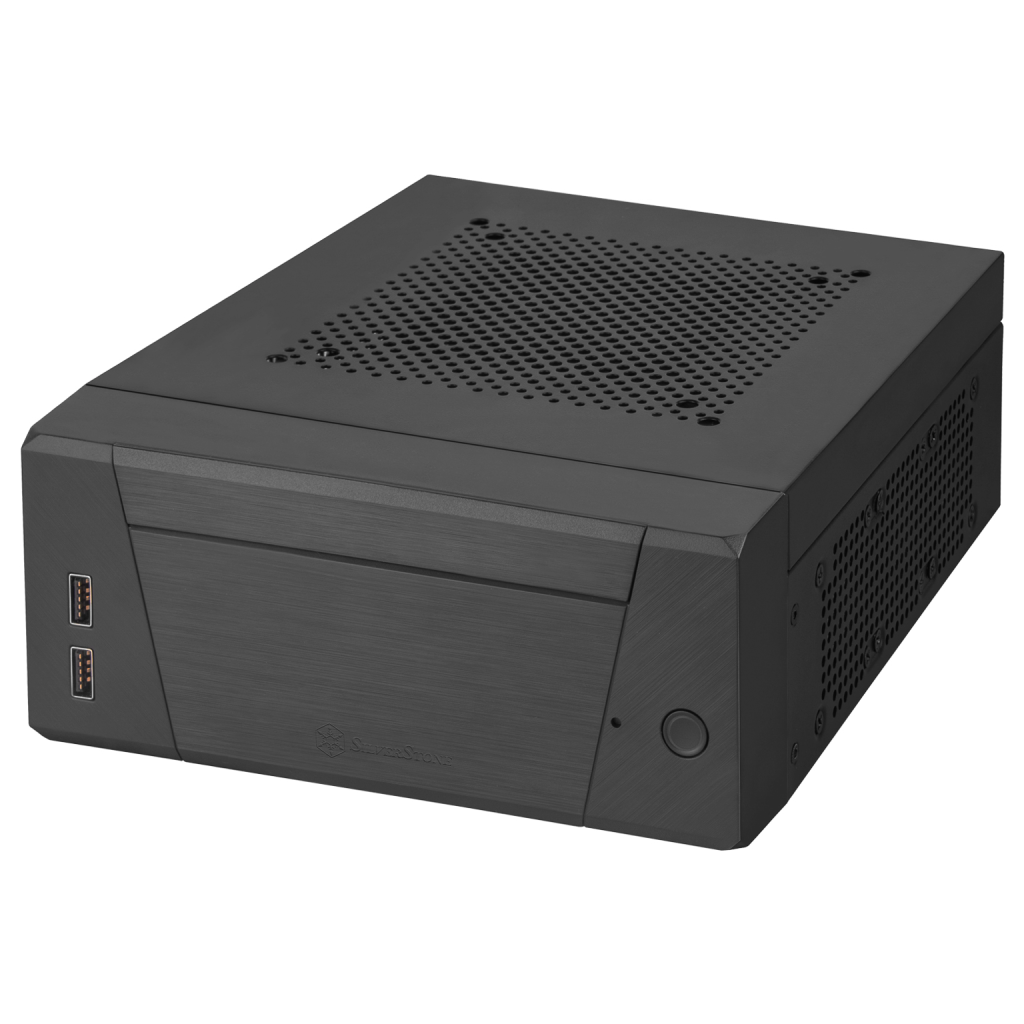 SilverStone Milo 10 Mini PC Case, Mini-ITX - Black
