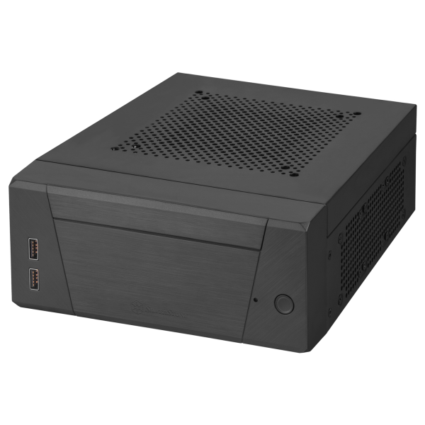 SilverStone Milo 10 Mini PC Case, Mini-ITX – Black