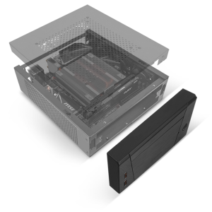 SilverStone Milo 10 Mini PC Case, Mini-ITX - Black