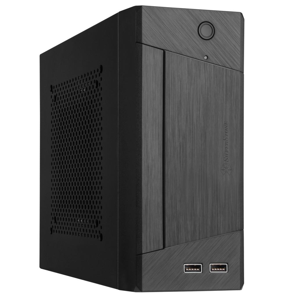 SilverStone Milo 10 Mini PC Case, Mini-ITX - Black
