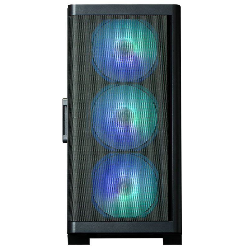 Zalman M4 PC Case, Mini-Tower, mATX, RGB, Tempered Glass - Black