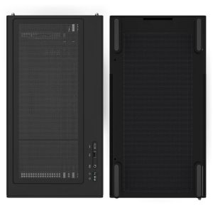 Zalman P10 PC Case, Mini-Tower, mATX, RGB, Tempered Glass - Black