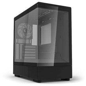Zalman P10 PC Case, Mini-Tower, mATX, RGB, Tempered Glass - Black