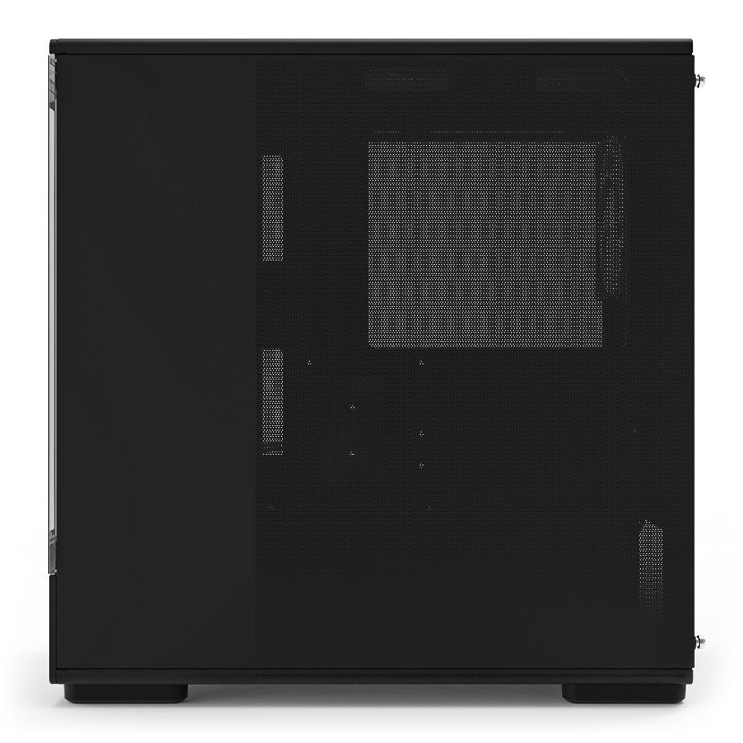 Zalman P10 PC Case, Mini-Tower, mATX, RGB, Tempered Glass - Black