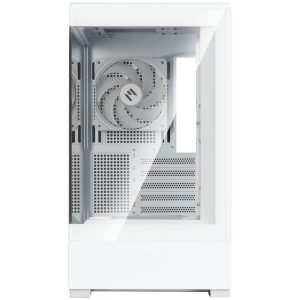 Zalman P30 V2 PC Case, Mini-Tower, mATX, RGB, Tempered Glass - White