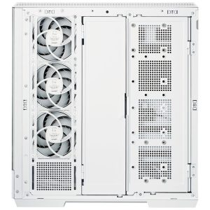 Zalman P50 DS PC Case, Midi-Tower, ATX, RGB, Tempered Glass - White