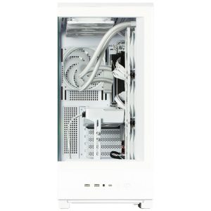Zalman P50 DS PC Case, Midi-Tower, ATX, RGB, Tempered Glass - White