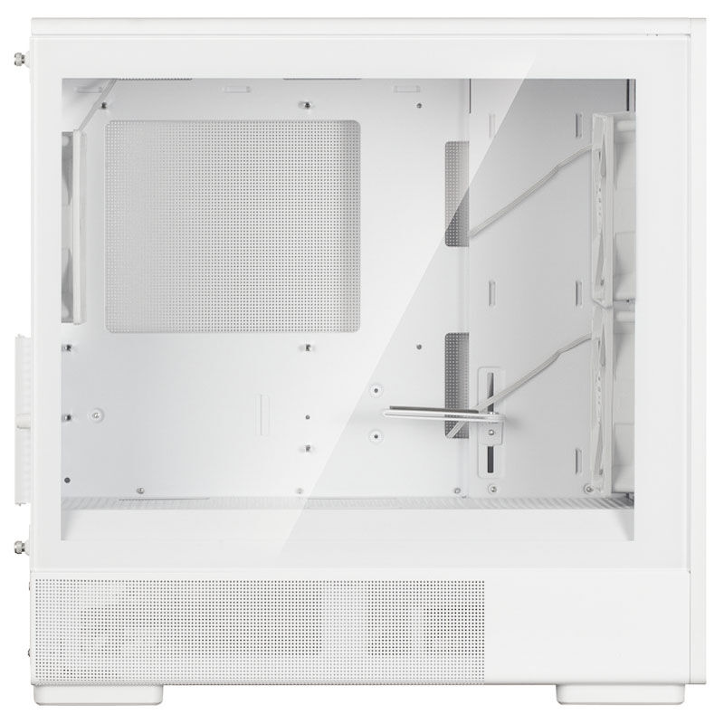 Zalman P10 Namu PC case, mini-tower, mATX, tempered glass - white, wood