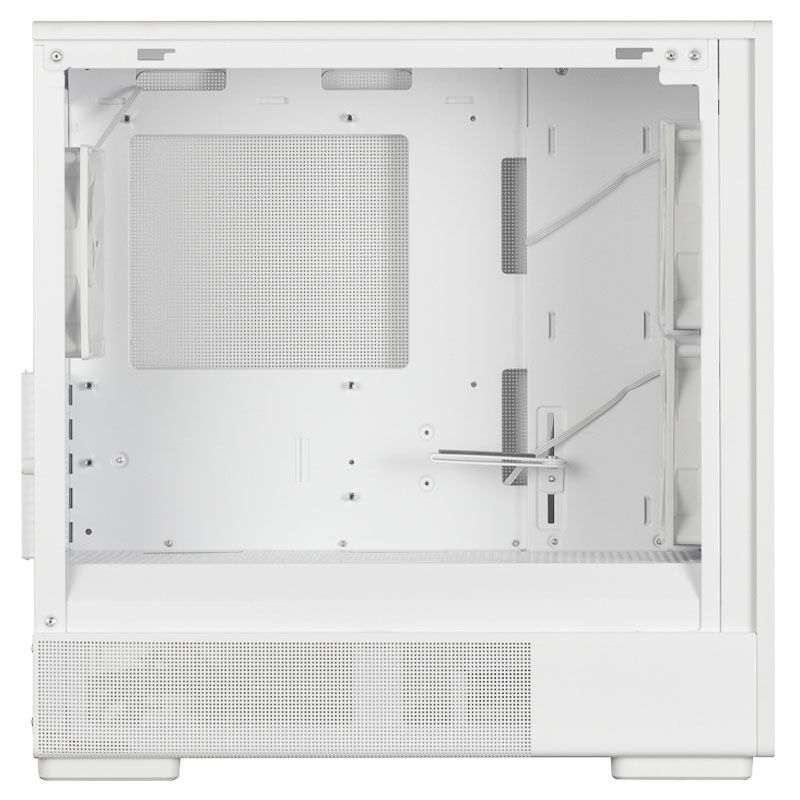 Zalman P10 Namu PC case, mini-tower, mATX, tempered glass - white, wood