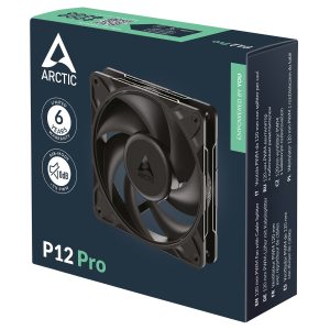 ARCTIC P12 Pro fan, PWM - 120mm, black