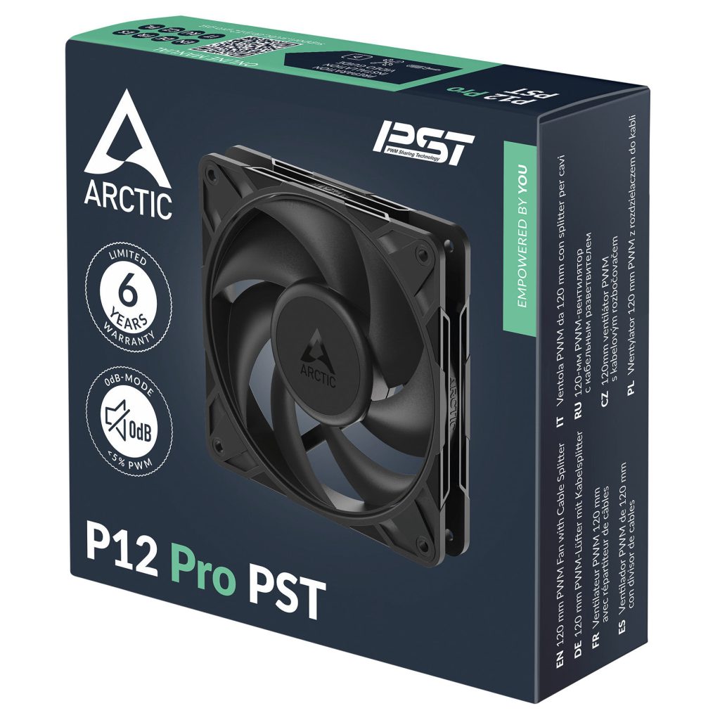 ARCTIC P12 Pro PST PWM Fan - 120mm, black