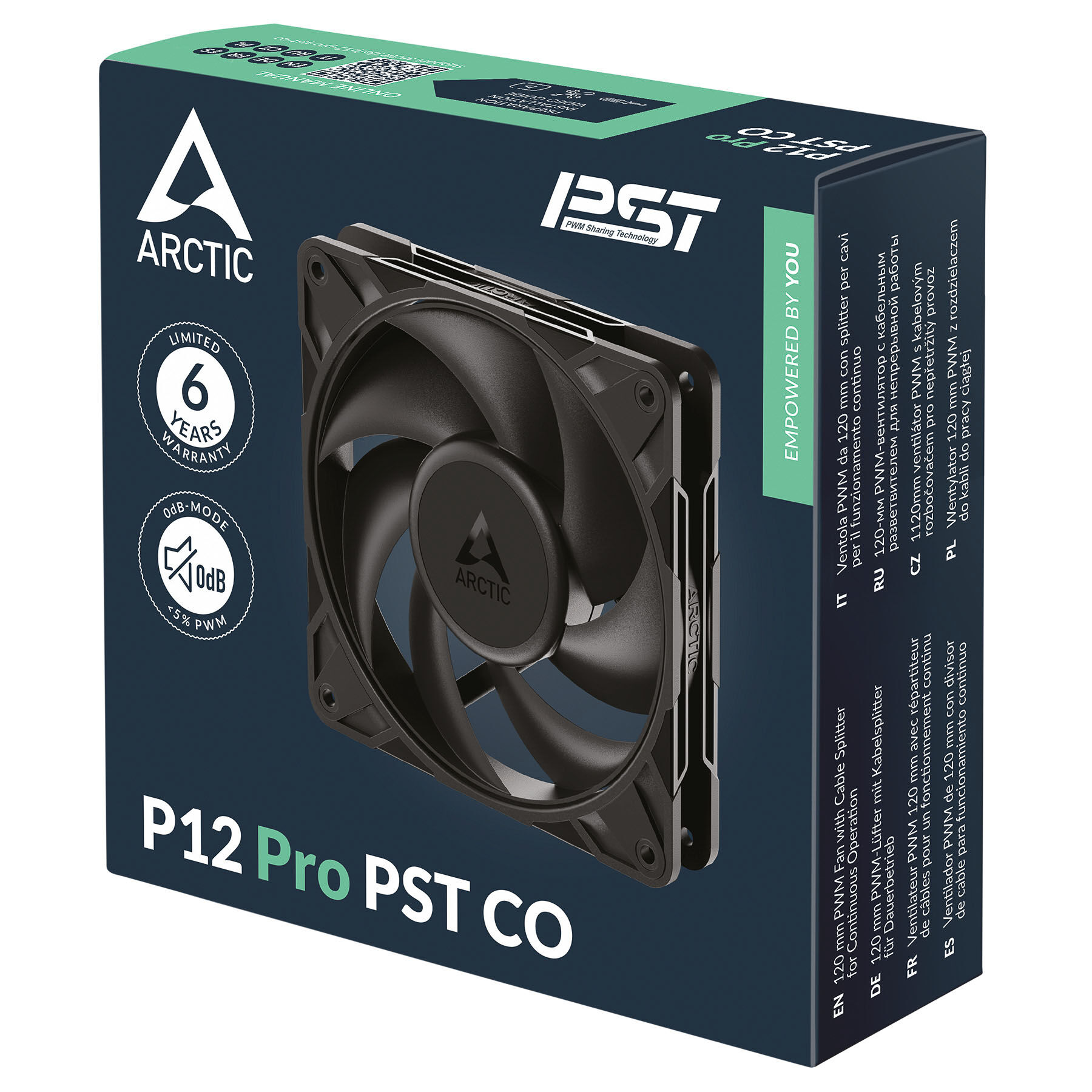 ARCTIC P12 Pro PST CO PWM Fan - 120mm, black : image 6