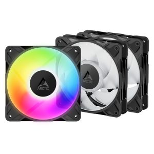 ARCTIC P12 Pro A-RGB PWM fans - pack of 3, 120mm, black