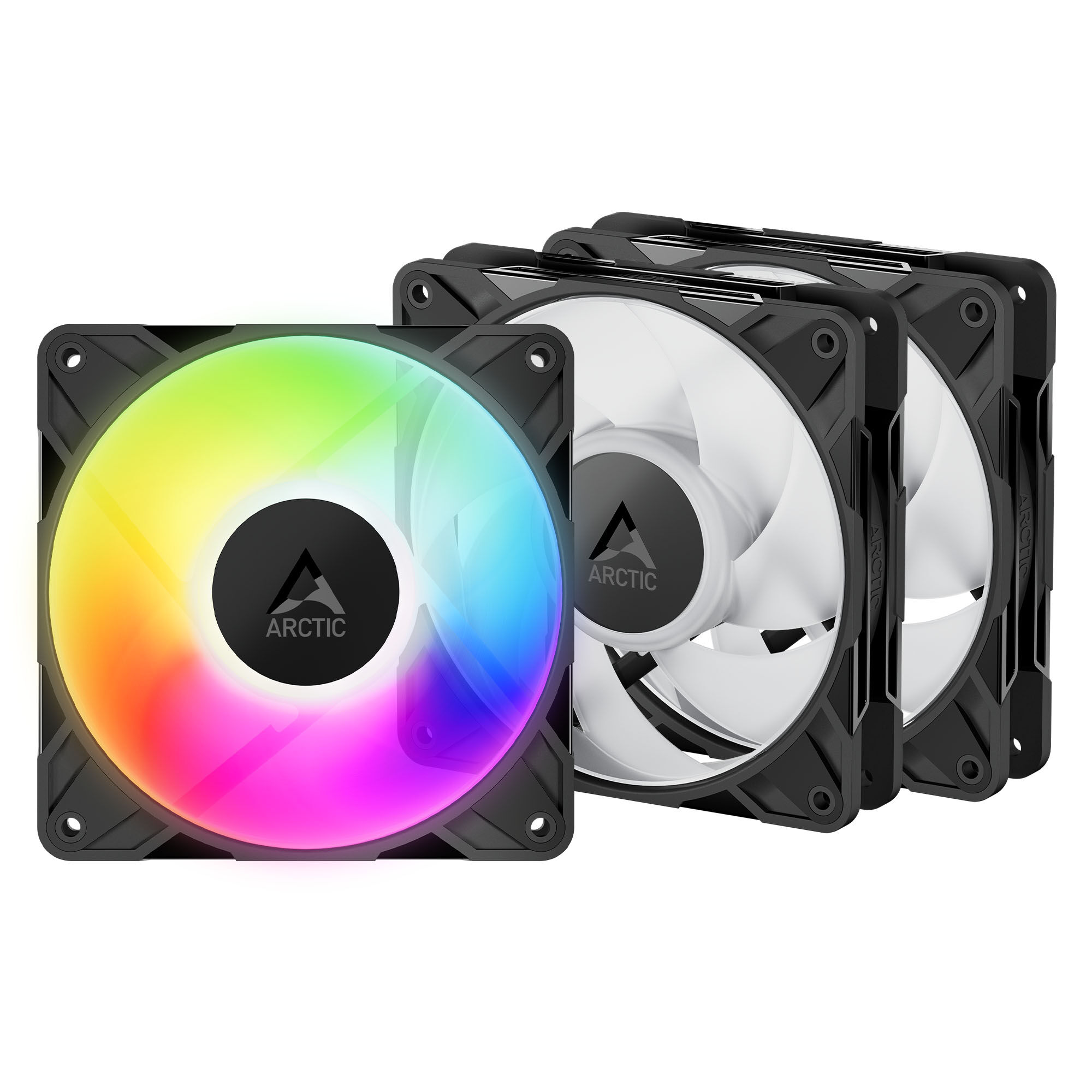 ARCTIC P12 Pro A-RGB PWM fans - pack of 3, 120mm, black