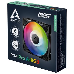 ARCTIC P14 Pro A-RGB PWM fan - 140mm, black