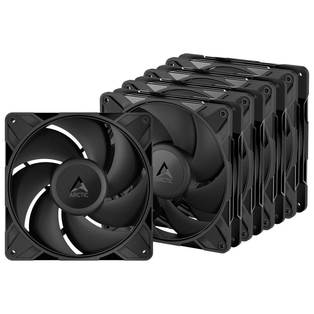 ARCTIC P14 Pro PST PWM fans - pack of 5, 140mm, black : image 1
