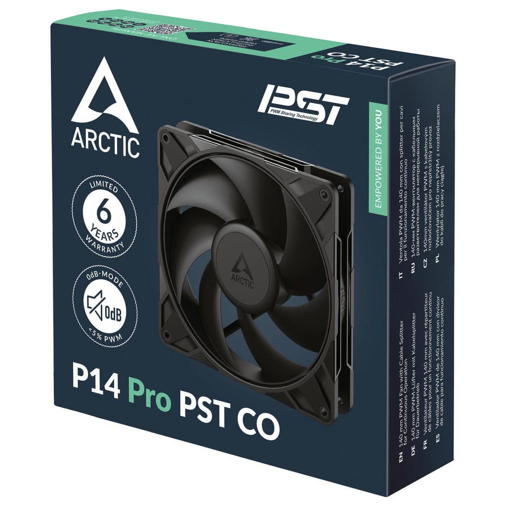 ARCTIC P14 Pro PST CO PWM fan - 140mm, black : image 6