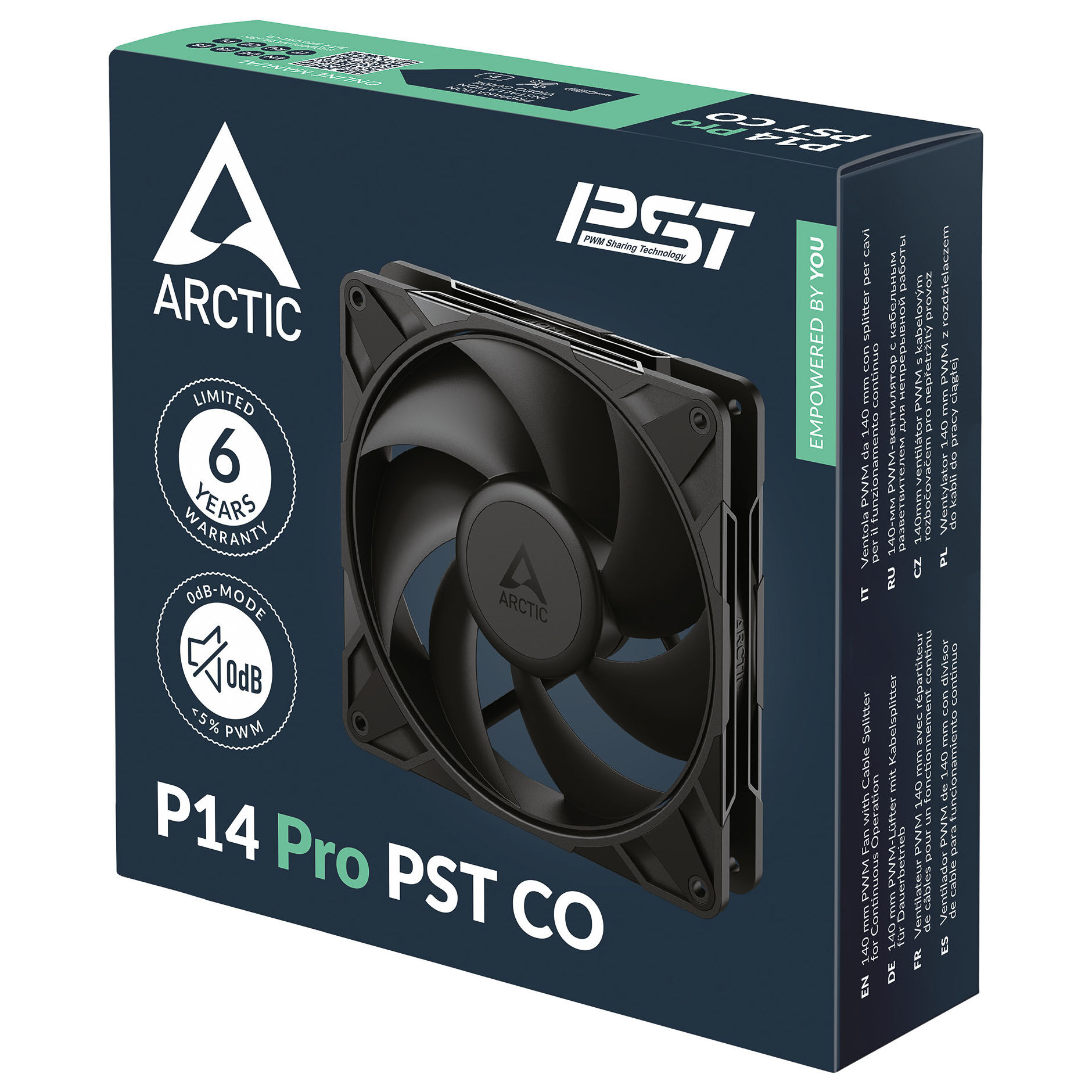 ARCTIC P14 Pro PST CO PWM fan - 140mm, black : image 6