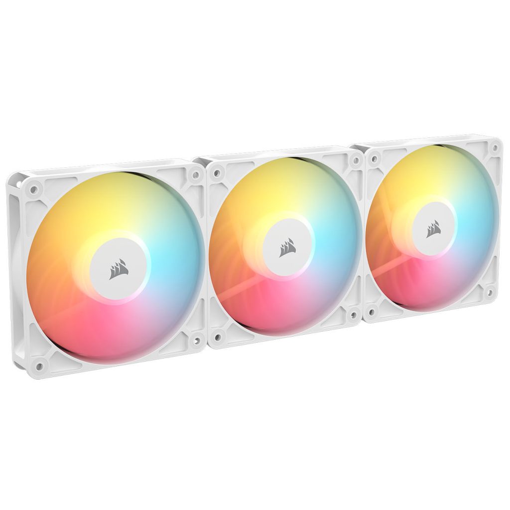Corsair RS Series RS120-R ARGB PWM Fans - 3-pack, 120 mm, white