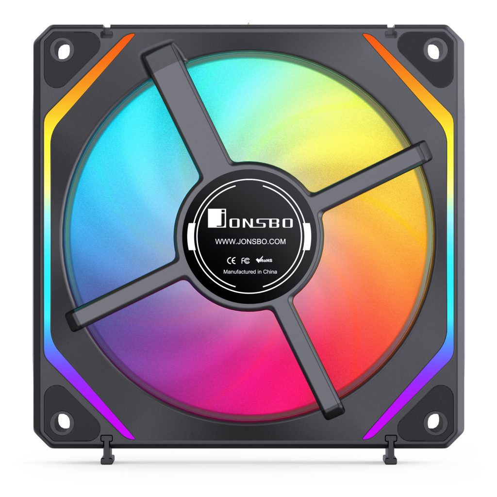 Jonsbo ZL-120B Fan, PWM, ARGB - 120mm, Black, 3-pack : image 8