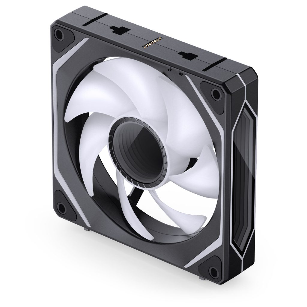 Jonsbo ZL-120B Fan, PWM, ARGB - 120mm, Black, 3-pack : image 5