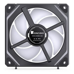 Jonsbo ZL-120B Fan, PWM, ARGB - 120mm, Black, 3-pack : image 9