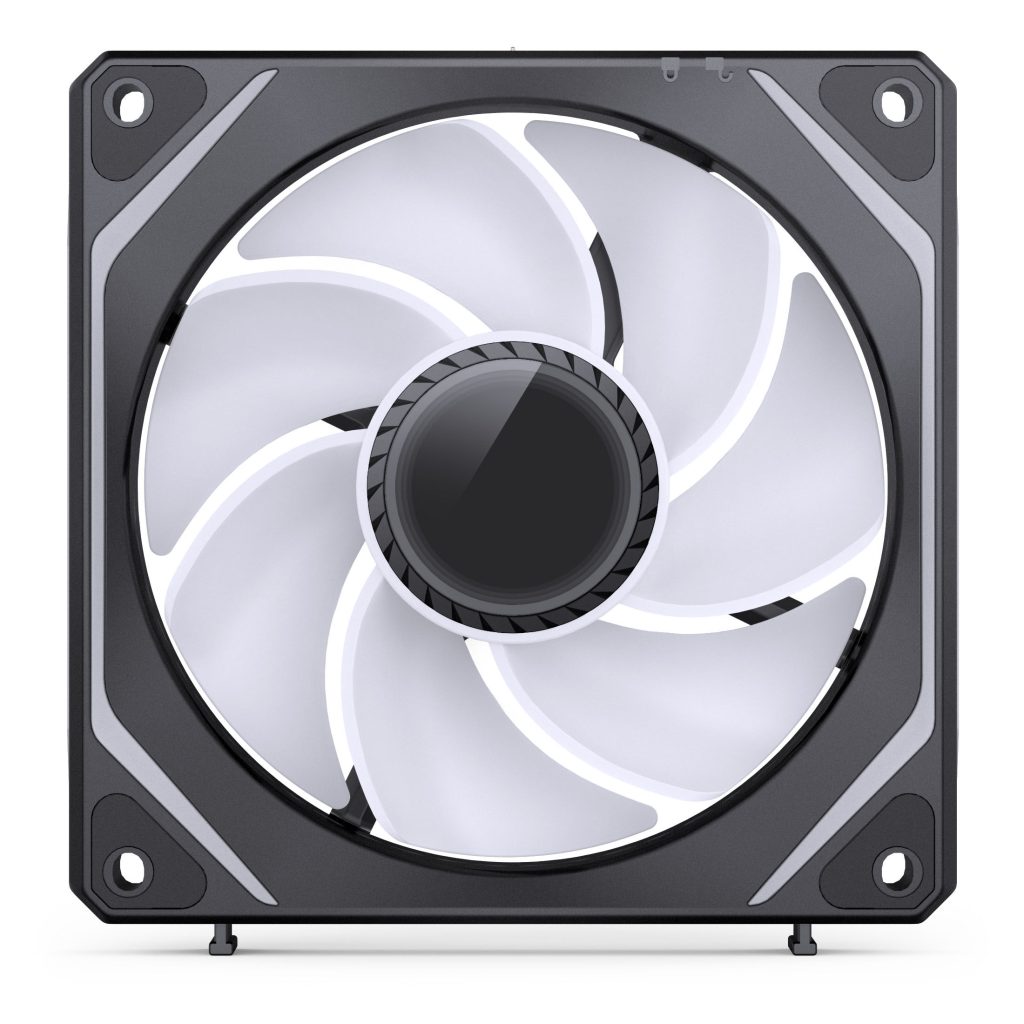 Jonsbo ZL-120BR fan, reverse blade, PWM, ARGB - 120mm, black, 3-pack