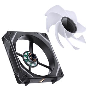 Jonsbo ZL-120BR fan, reverse blade, PWM, ARGB - 120mm, black, 3-pack