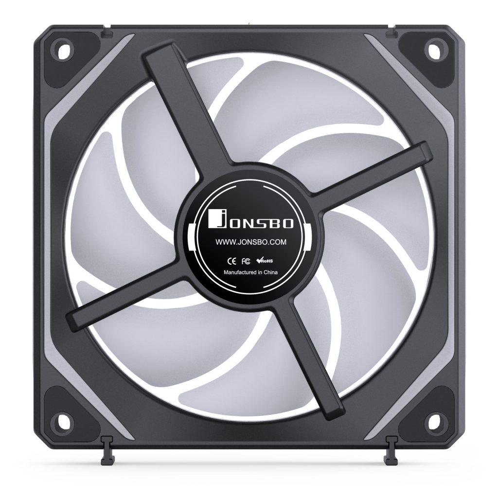 Jonsbo ZL-120BR fan, reverse blade, PWM, ARGB - 120mm, black, 3-pack