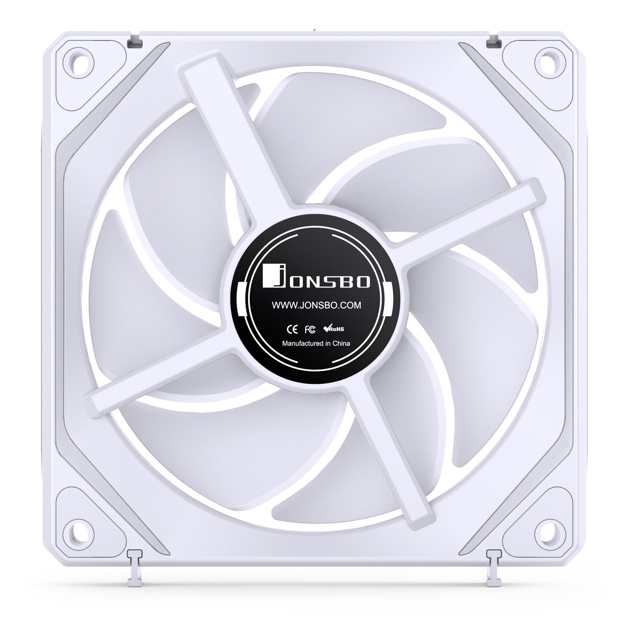 Jonsbo ZL-120W Fan, PWM, ARGB - 120mm, white, 3-pack