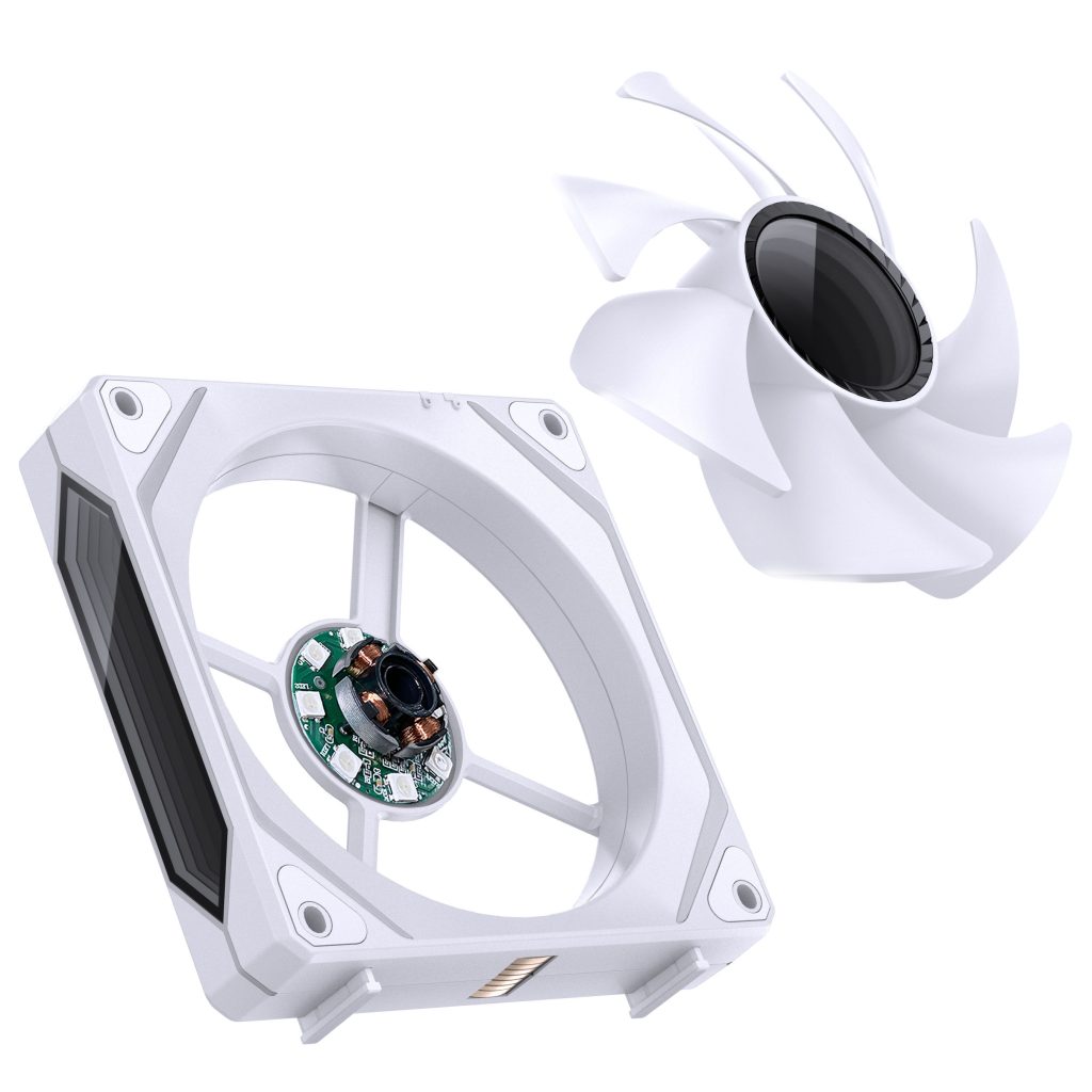 Jonsbo ZL-120W Fan, PWM, ARGB - 120mm, white, 3-pack