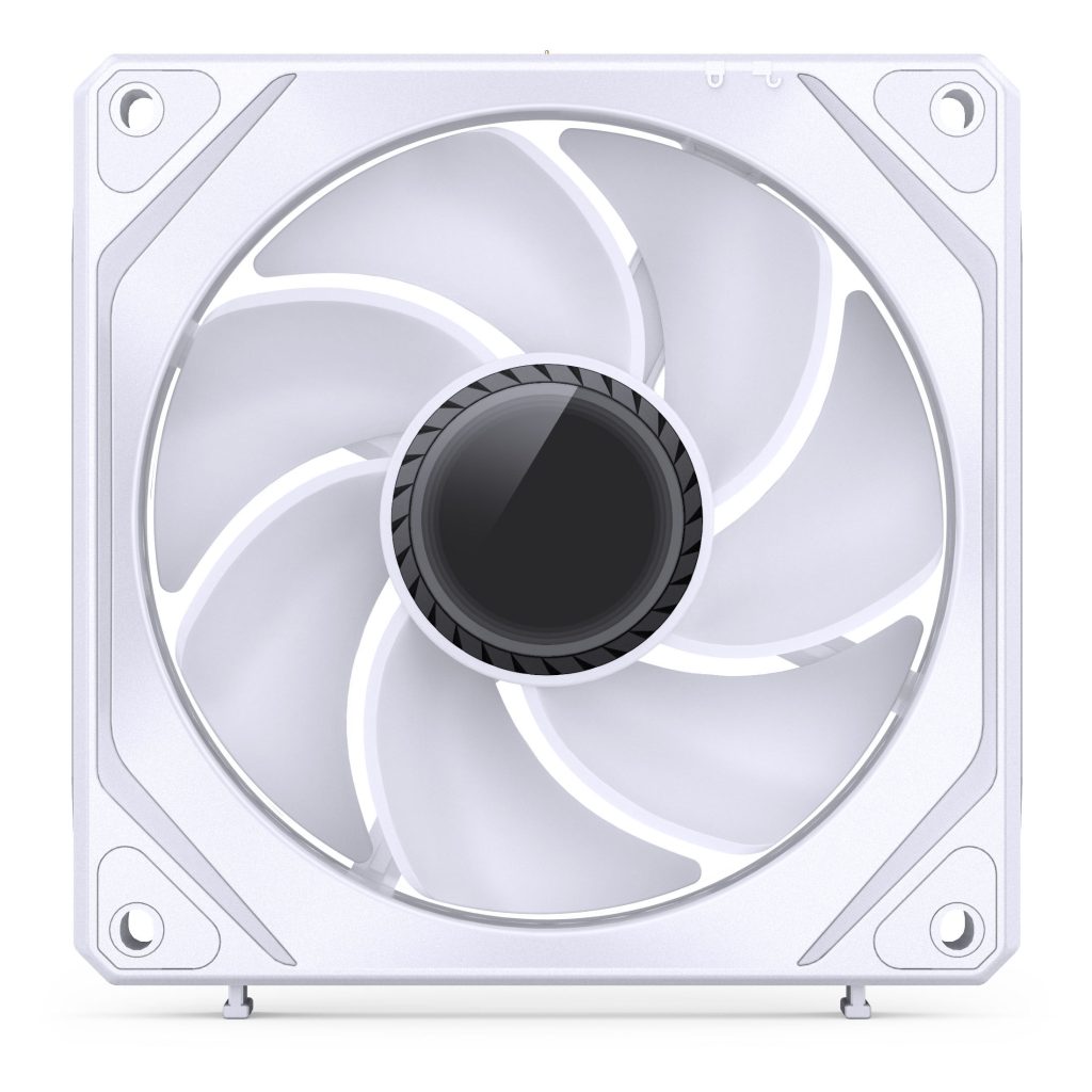 Jonsbo ZL-120WR Fan, Reverse Blade, PWM, ARGB - 120mm, White. 3-pack