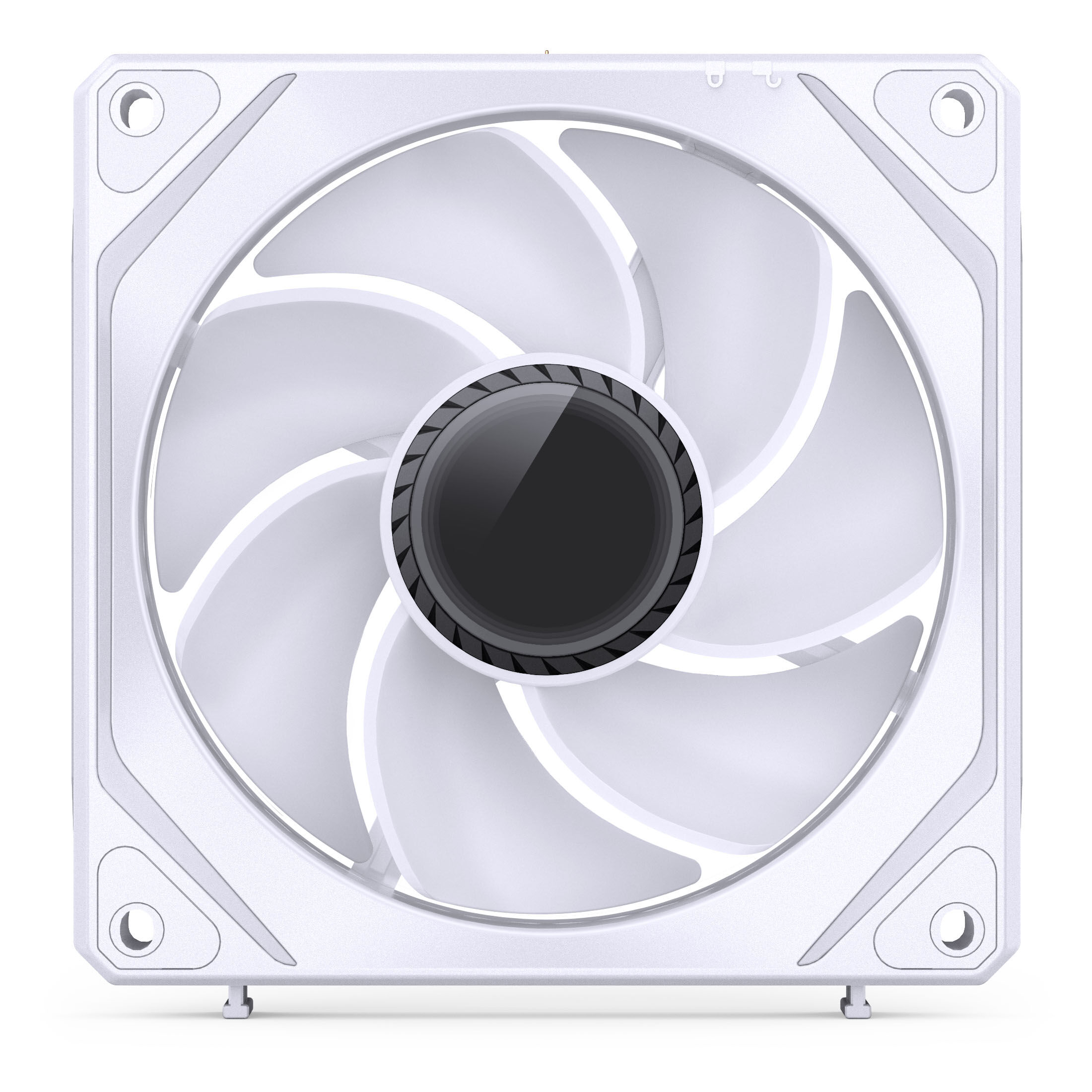 Jonsbo ZL-120WR Fan, Reverse Blade, PWM, ARGB - 120mm, White. 3-pack